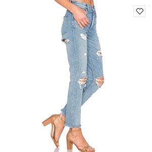 GRLFRND Karolina High Rise Skinny Jean w Butt Slit